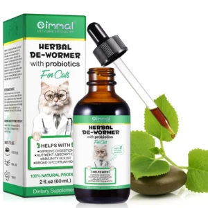 Cats Natural Broad Spectrum Treatment in Liquid Form for Tapeworm Whipworm Roundworm Hookworm Prevention