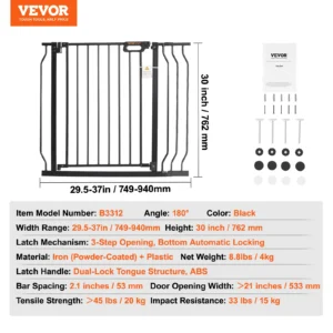 Pet Gate Easy Step Walk Through