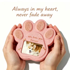 Handmade Pet Memorial Tombstone with Photo Frame